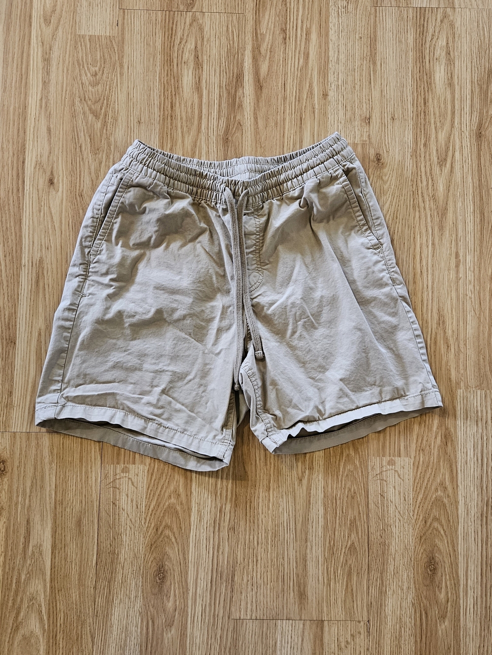 Vans Range Elastic Tan Drawstring Relaxed Fit Shorts Size Small